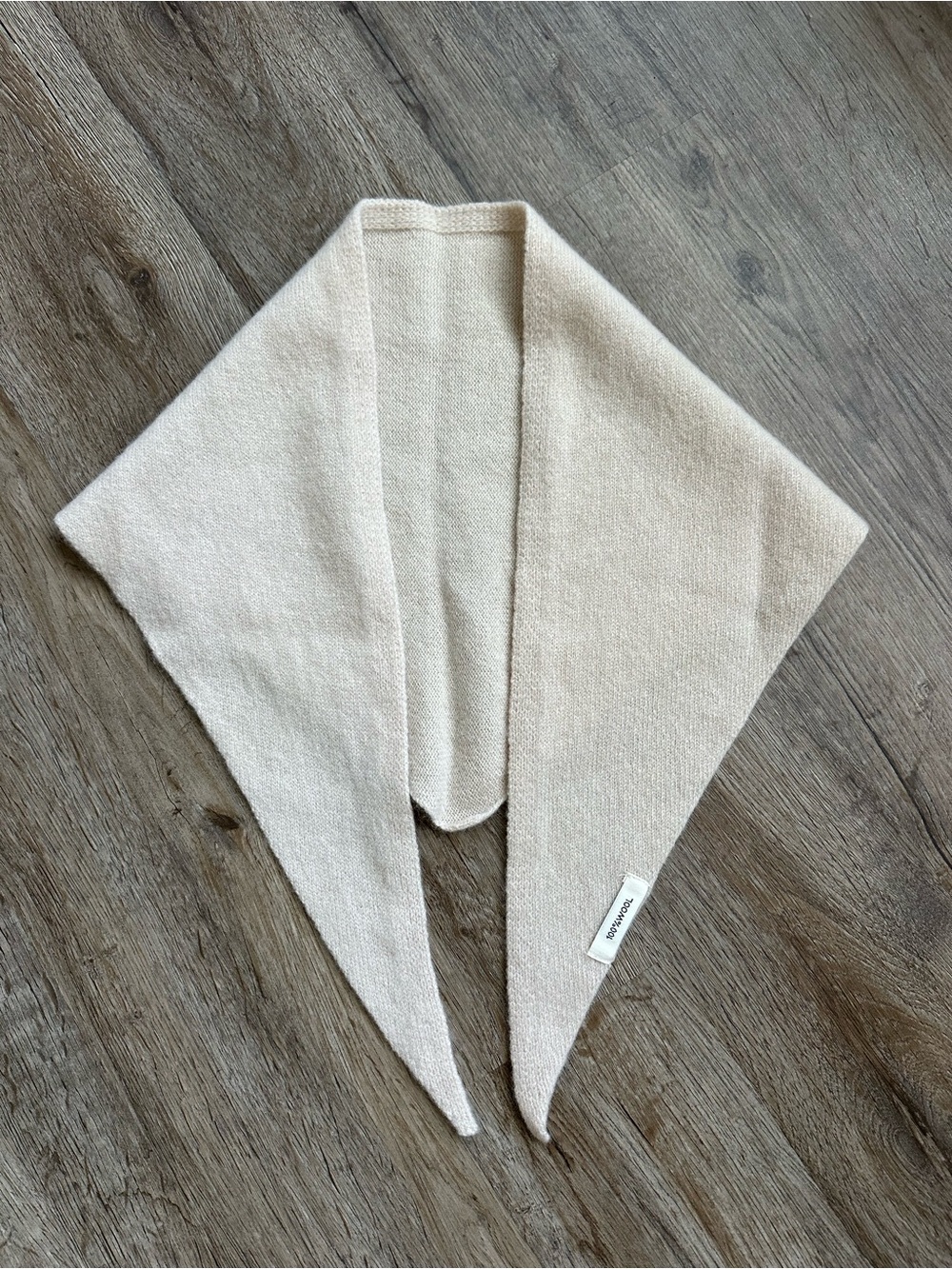 100% wool Triangle Scarf